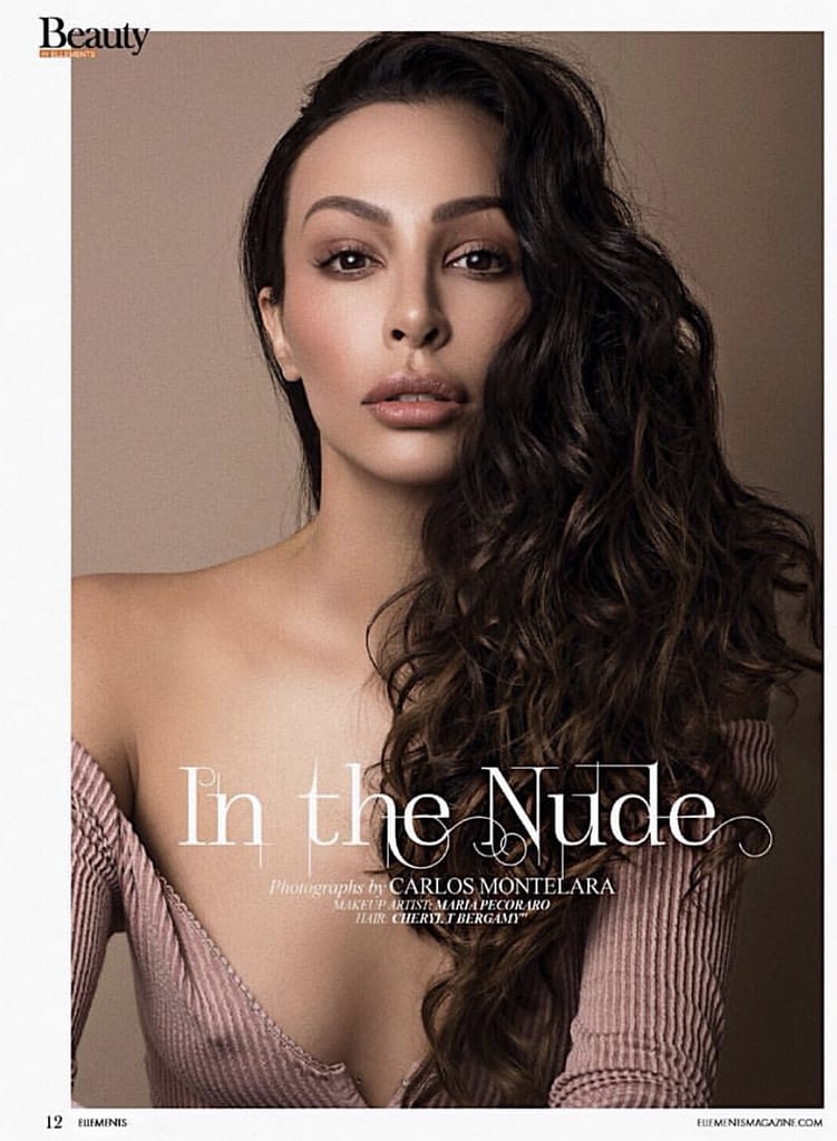 model magazine cover